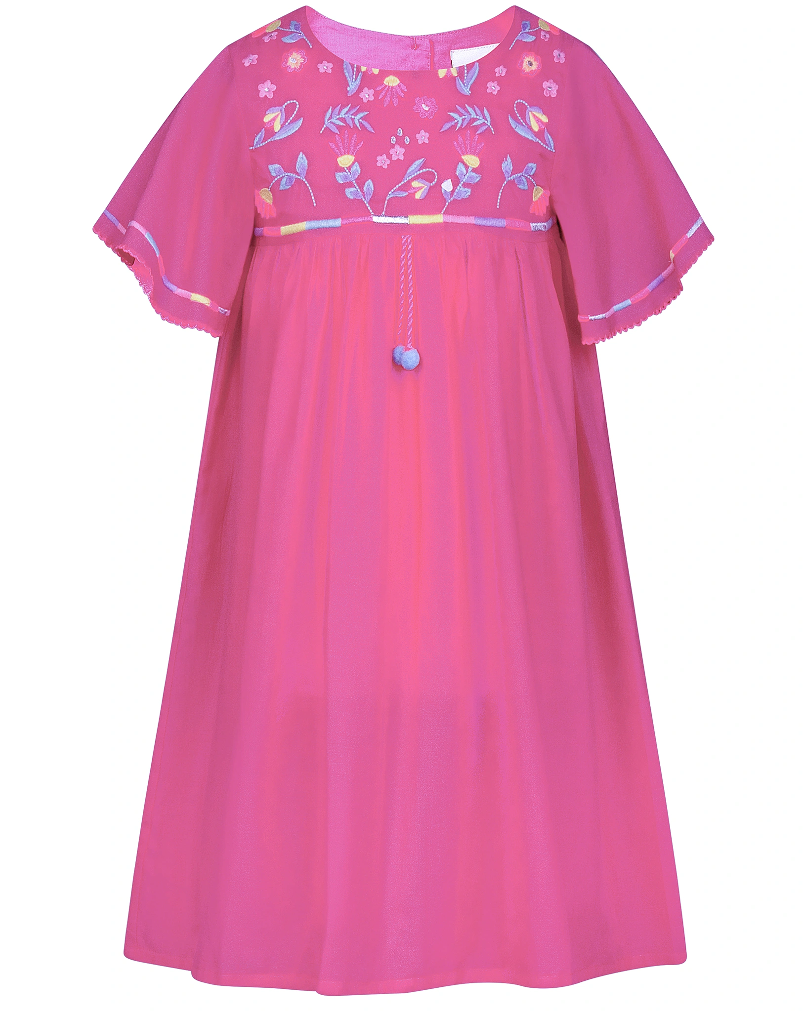 Kurzarmkleid WILD FLOWERS in pink