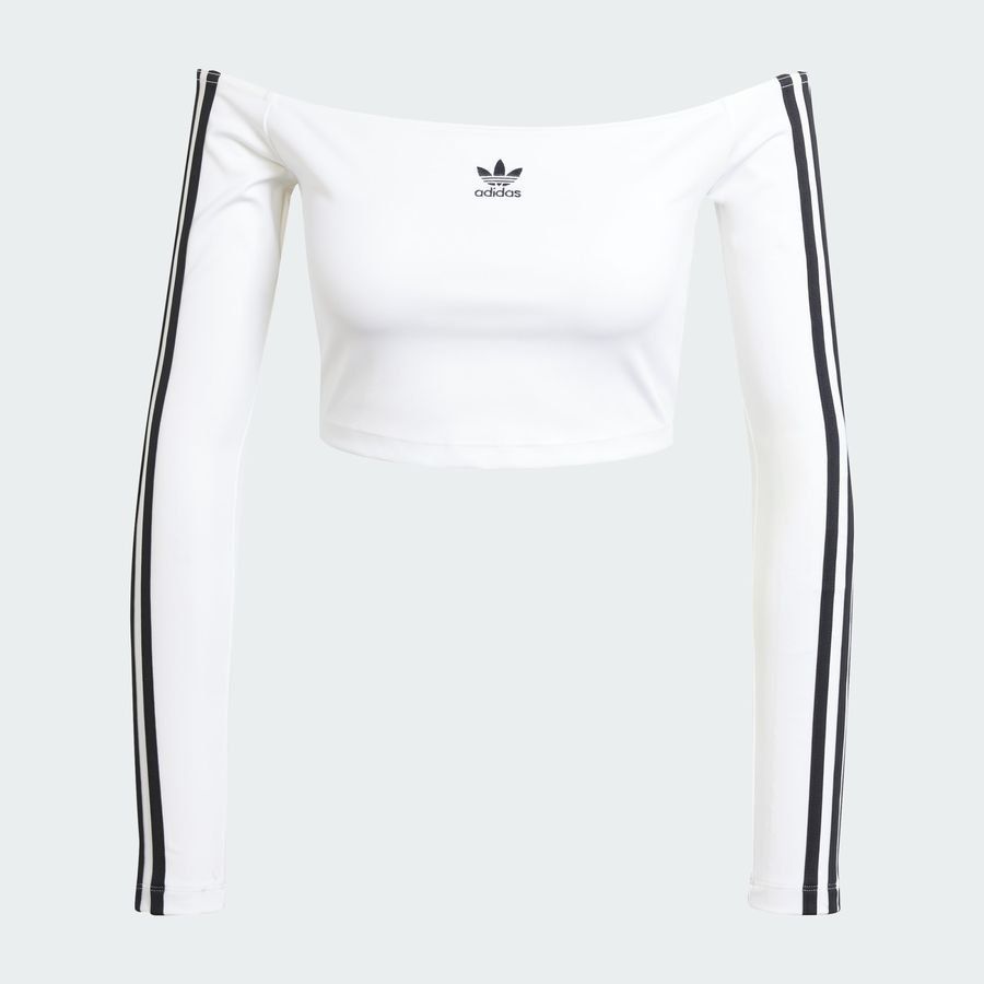 Adidas Original T-shirt manches longues épaules dénudées Adicolor
