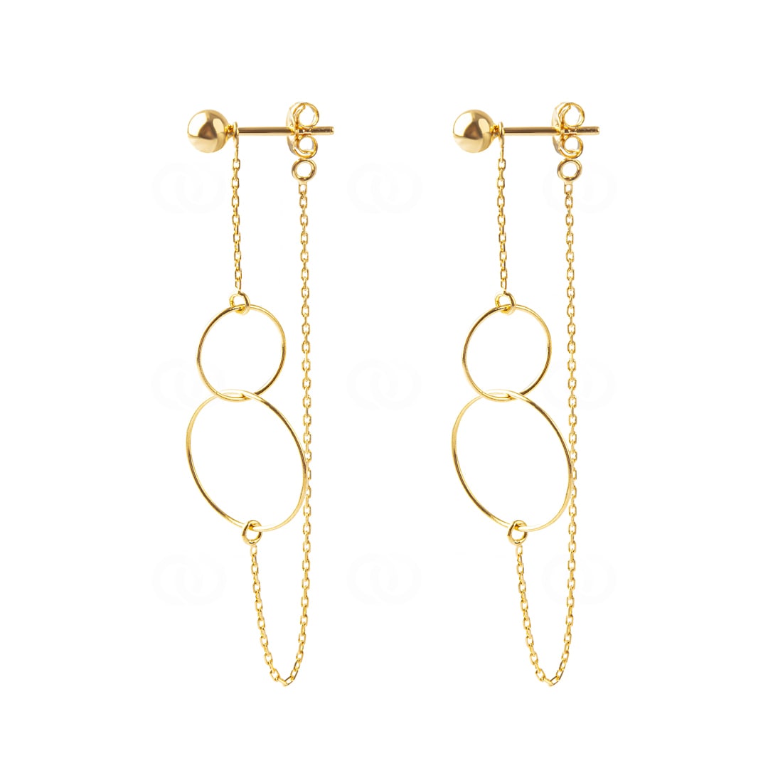 Ohrhänger 750/18 K Gelbgold