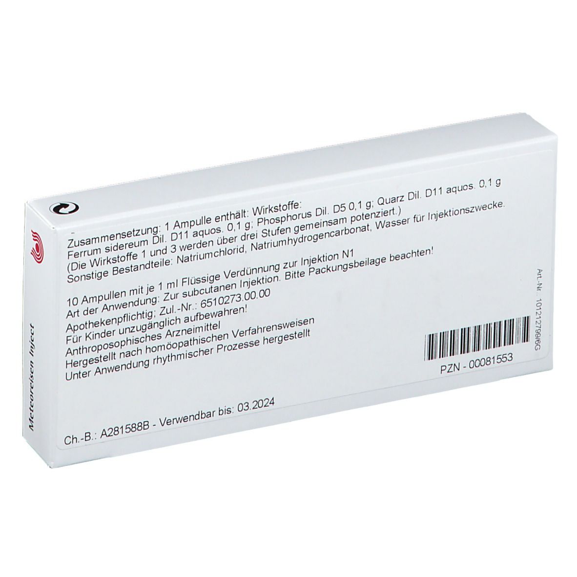 WALA® Meteoreisen Inject Ampullen