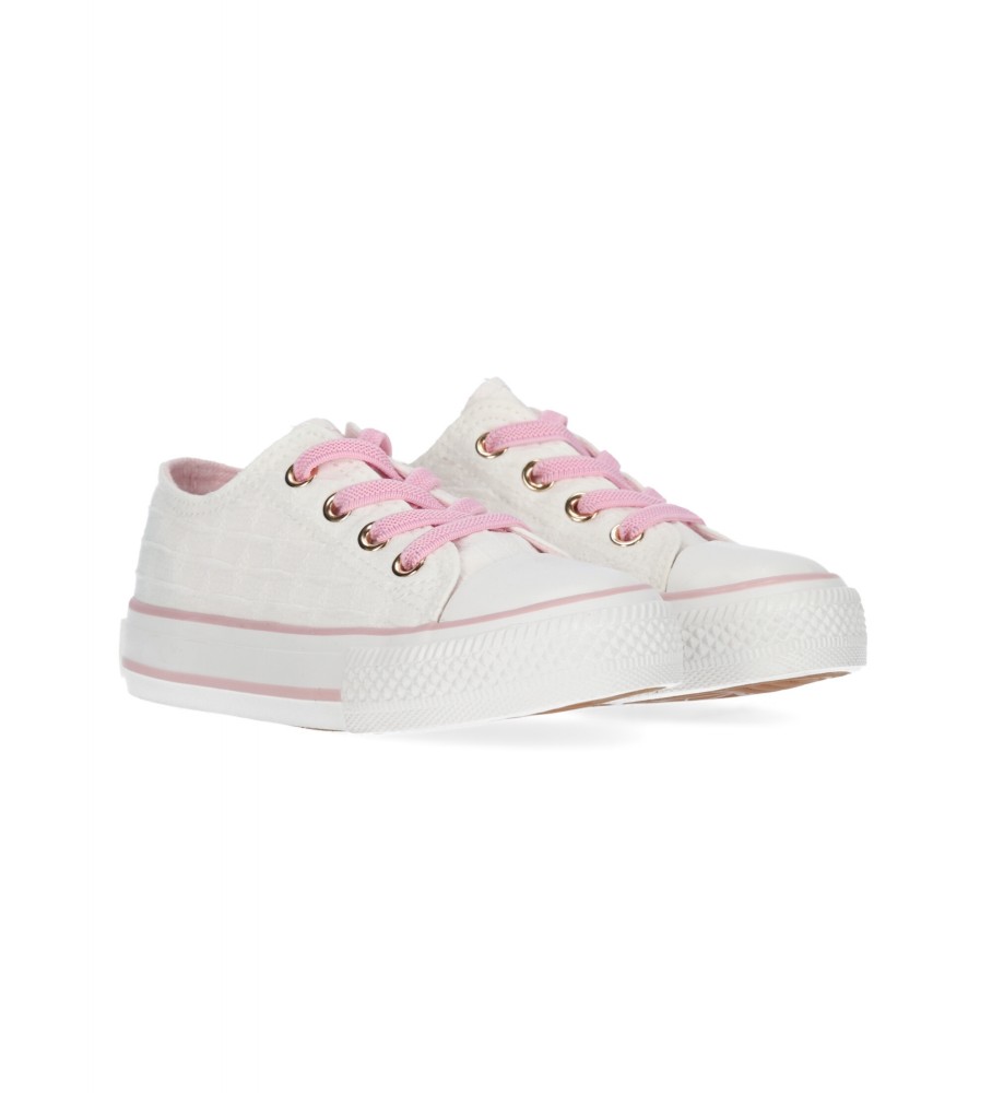 Tênis infantil Chika10 LITO, tamanho 33, branco