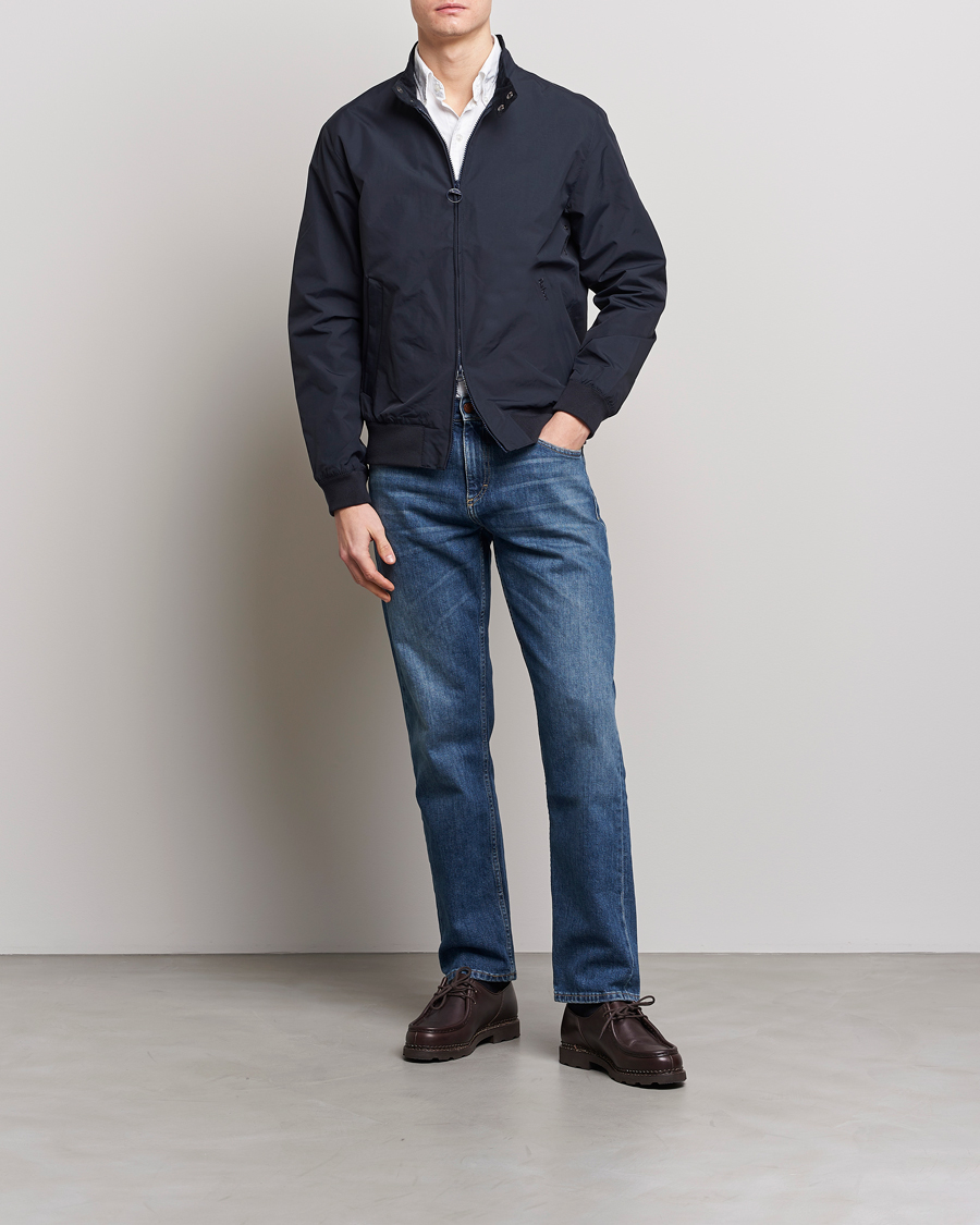 Barbour Lifestyle Royston Casual Harrington Jacket Navy