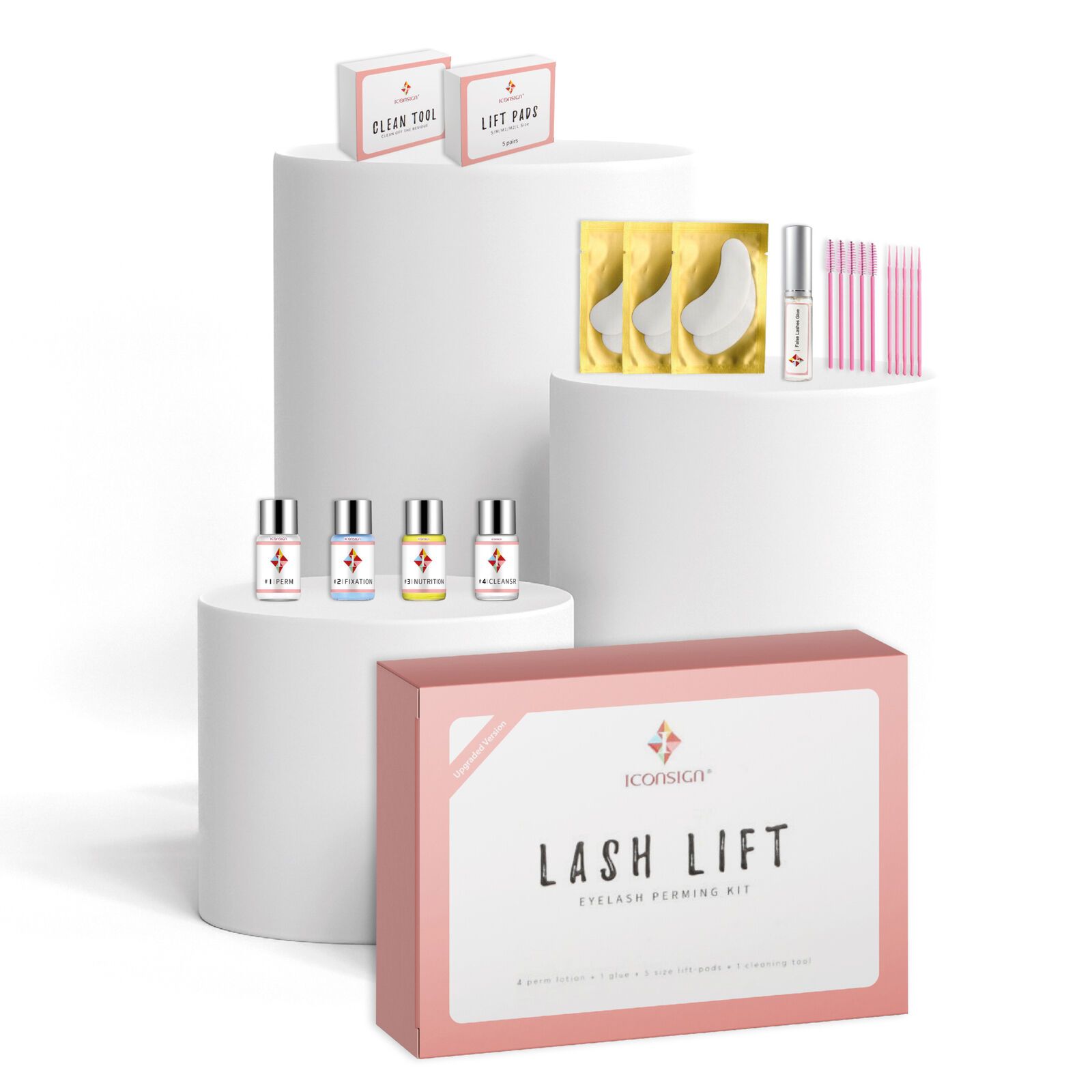 Iconsign Wimpernlifting Starter Set Kit für Wimpernlaminierung
