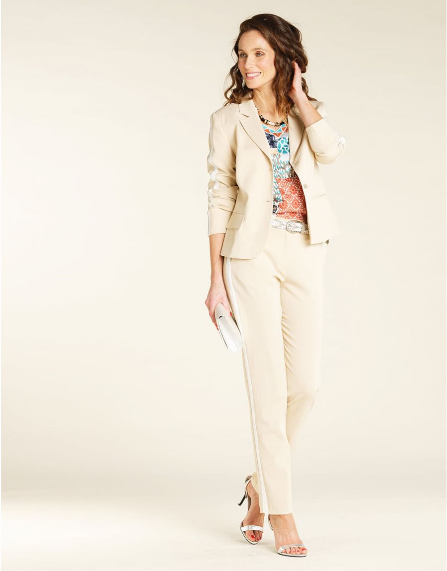 Pantalon chic beige