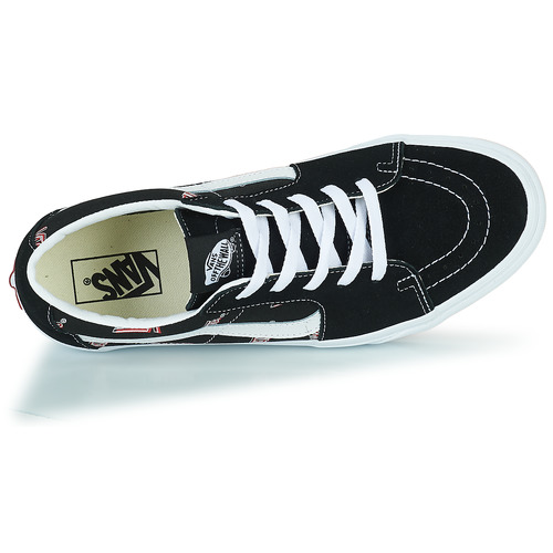 Vans - SK8-LOW - Noir / Blanc / Rouge