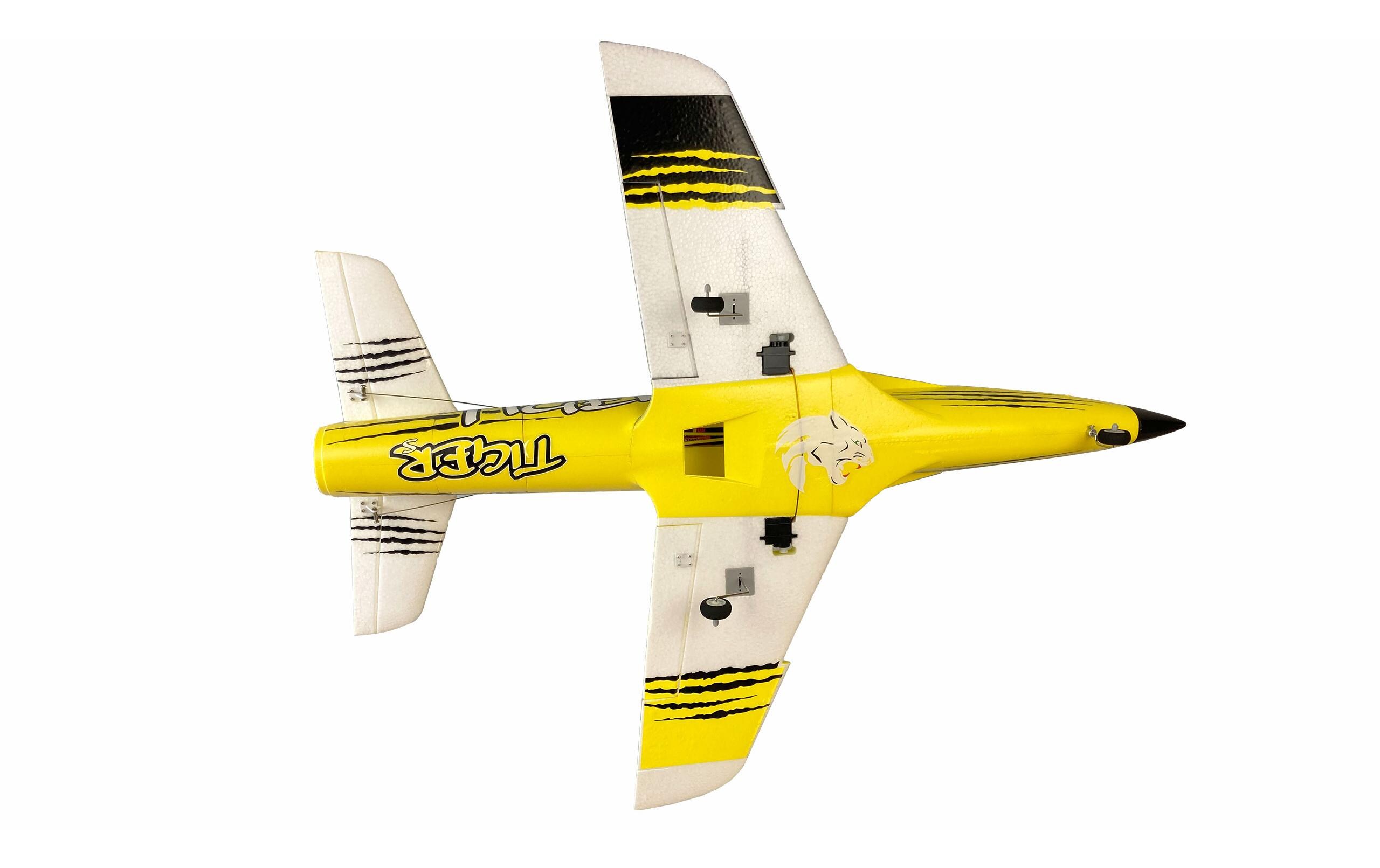 Impeller Jet Tiger S 55 mm EDF, Gelb PNP<br>Kompakter AMX Flight Tiger S Jet