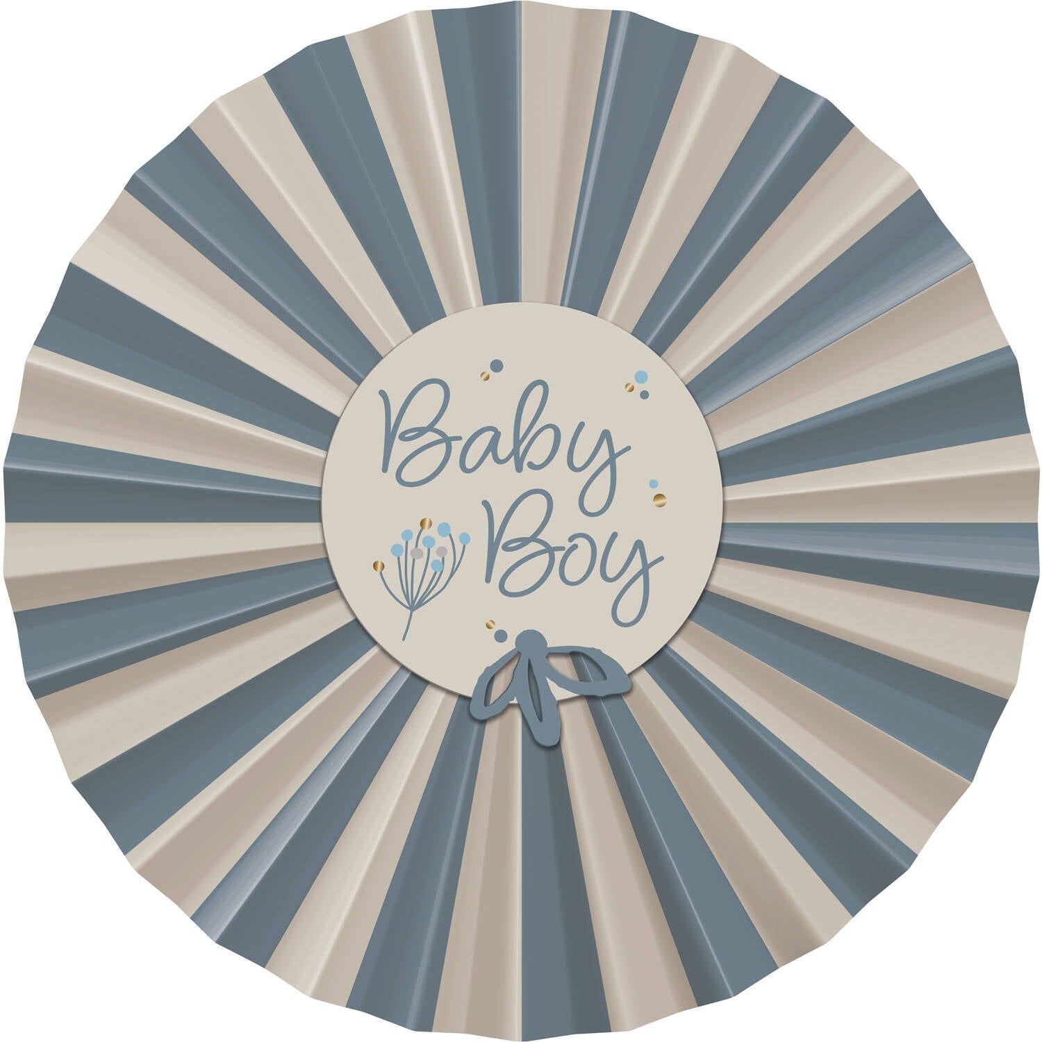 Geboorte Papieren Waaiers Babyboy 3st
