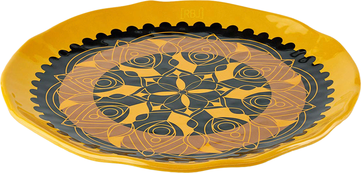 Rebel Outdoor Dessertteller 22 cm  gelb