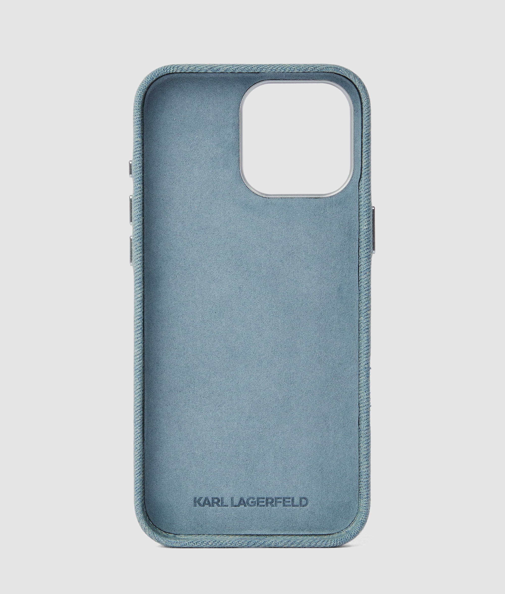 Signature denim hoesje voor iPhone 16 Pro Max