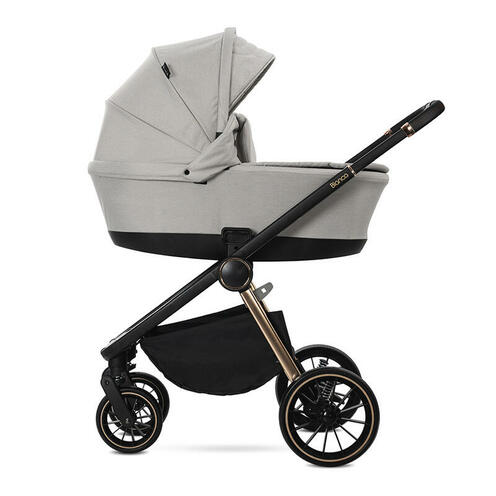 Poussette Trio BIANCA Nacelle + Coque ARIA LUX Beige - LORELLI
