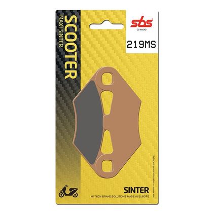 Plaquettes de freins SBS 219MS Sinter Métal Fritté avant ou arrière