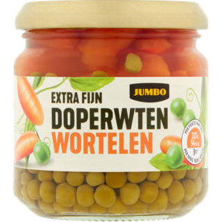 Jumbo Extra Fijne Doperwten Wortelen 180 g