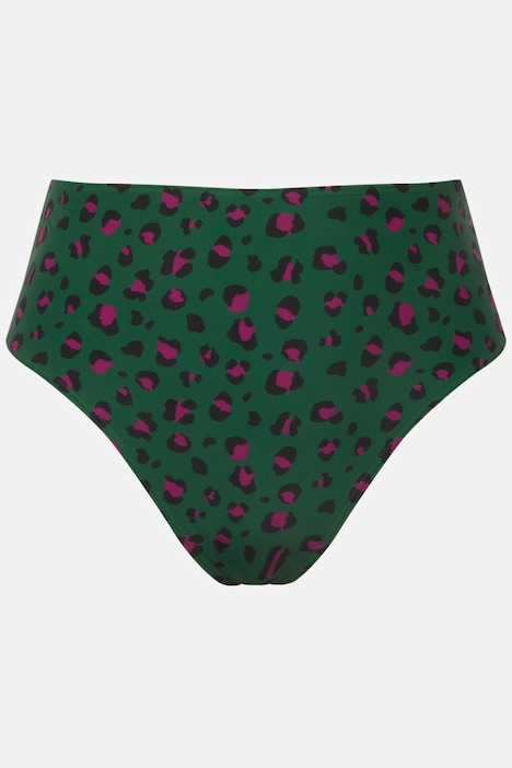 Bikini Slip, Panty, High Waist Fit, Leo Print