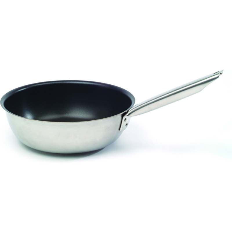 Sauteuse évasée anti-adhérente inox Tradition