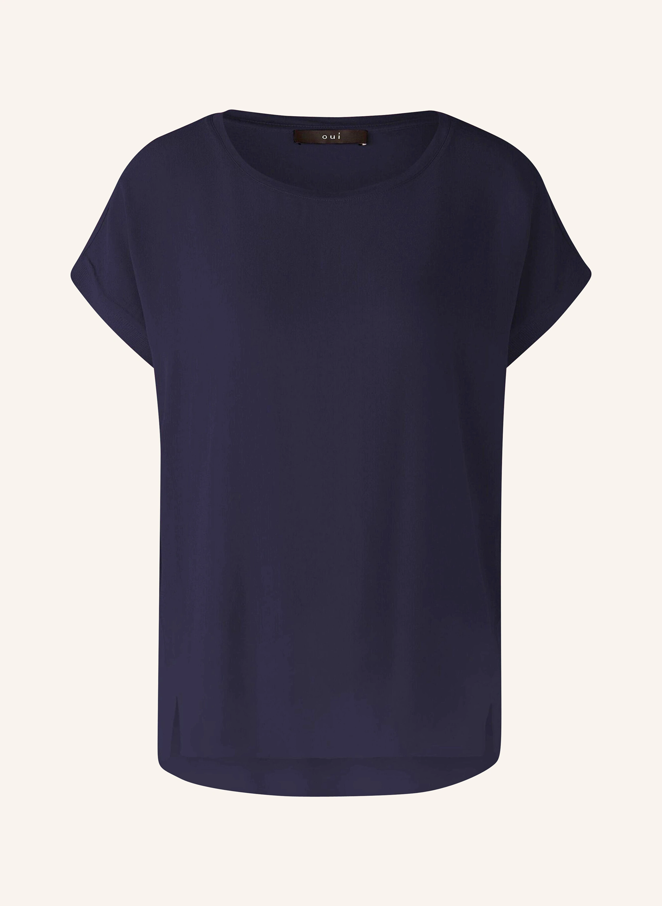 oui Blusenshirt im Materialmix