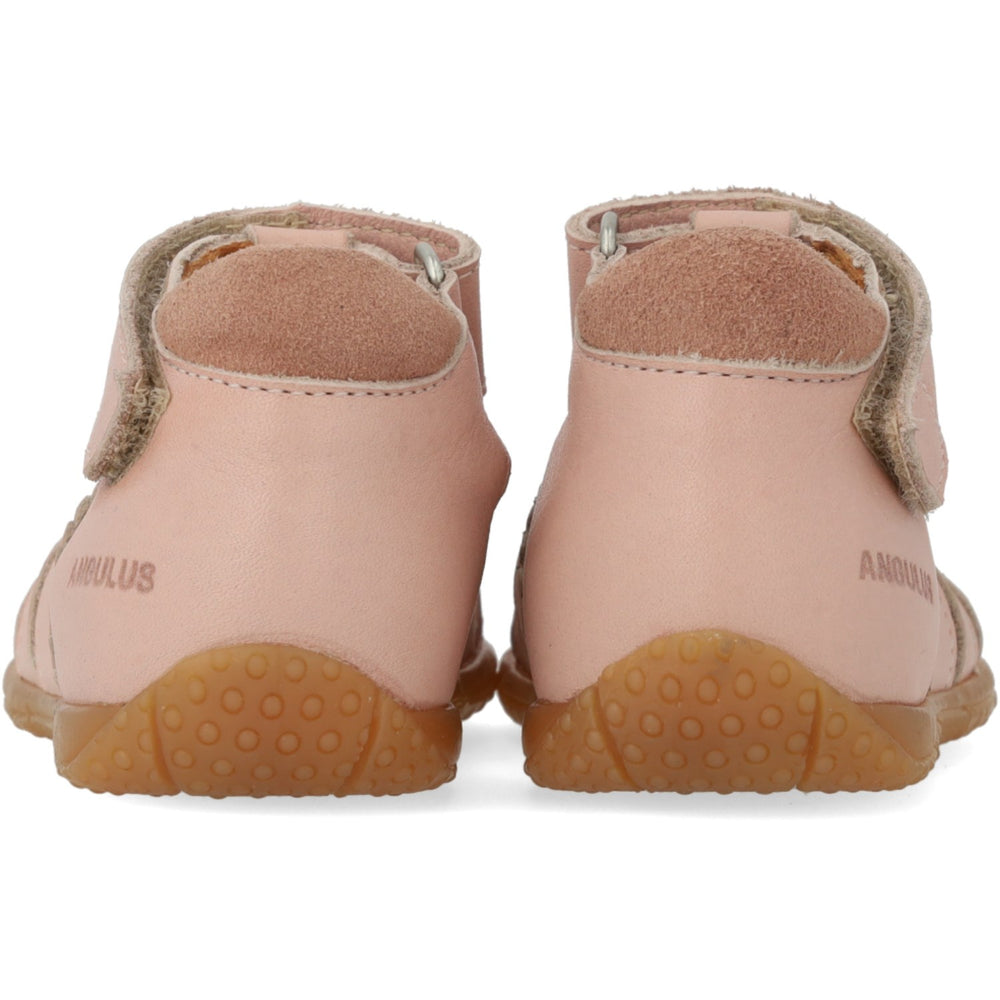 Køb Angulus Rosebud/Rosebud Barnets Første Sandal Med Udstanset Hjertemønster