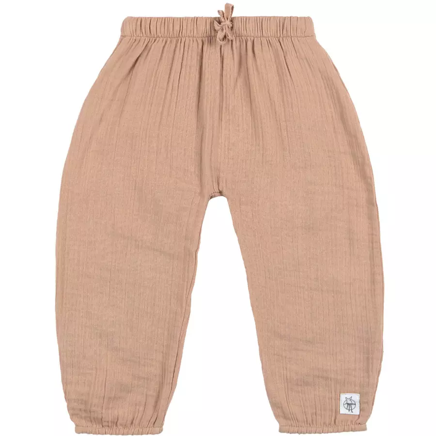 LÄSSIG Musselin Hose maple