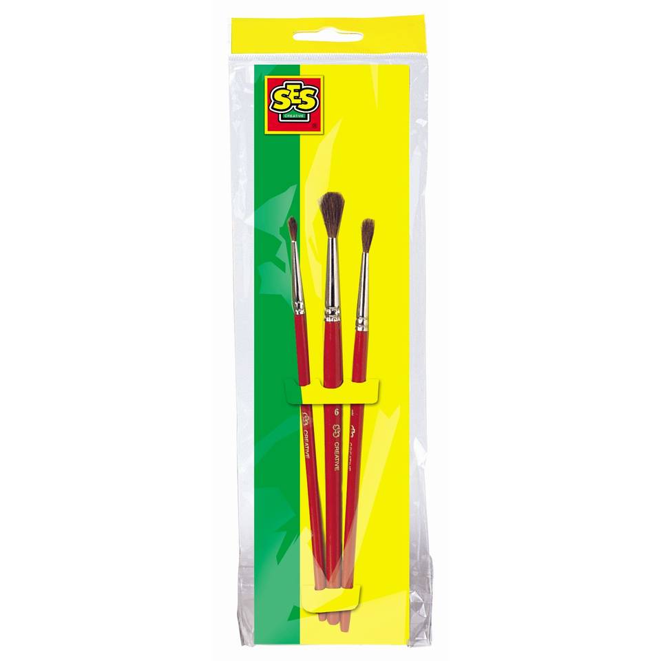 SES Creative penselen - 3 stuks