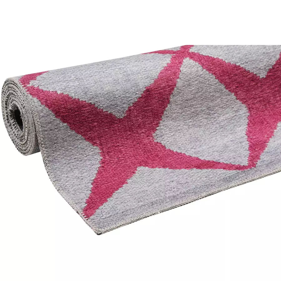 Esprit Kurzflorteppich CALEDON grau rot