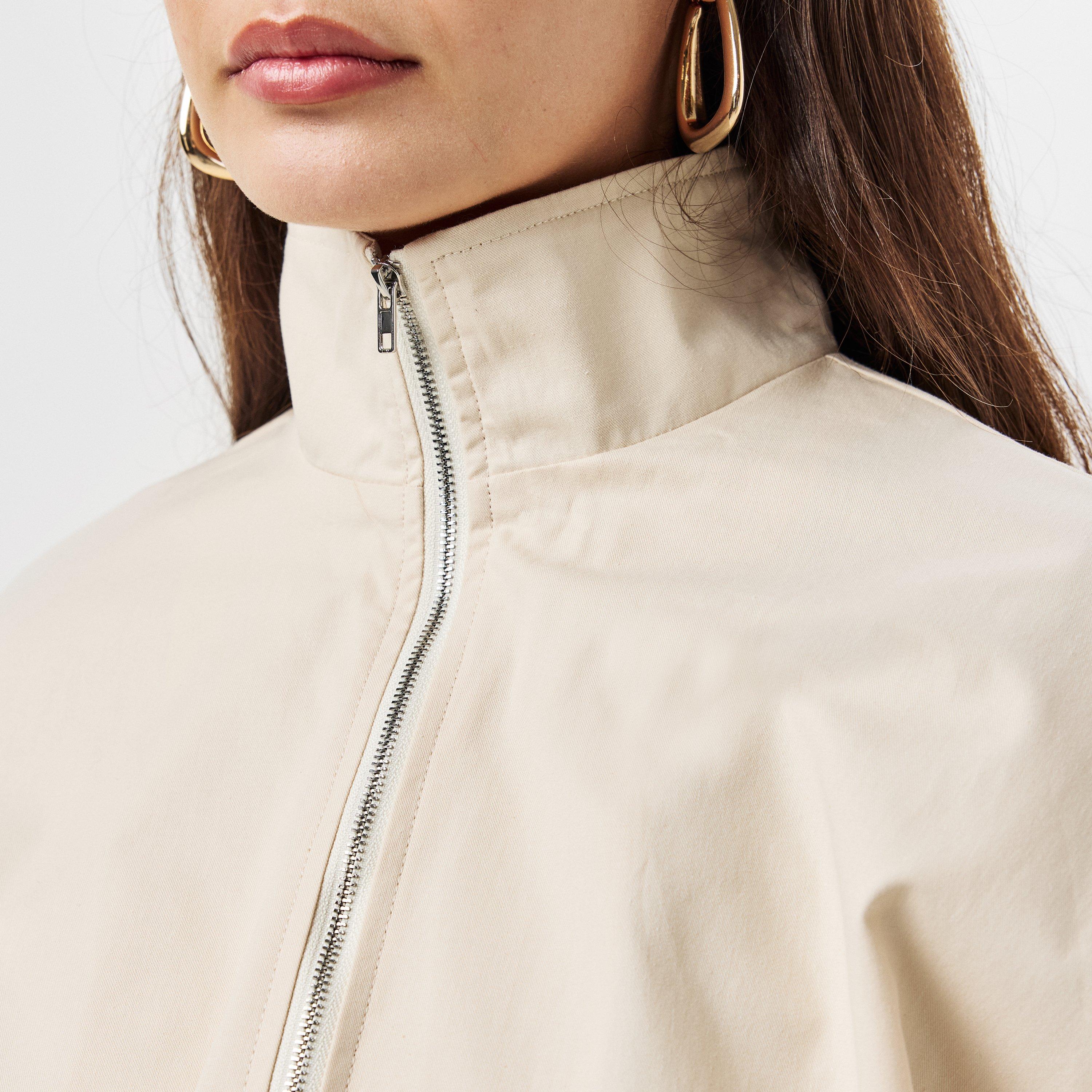 Missy Empire ME Oversized Cotton Bomber Jacket Womens