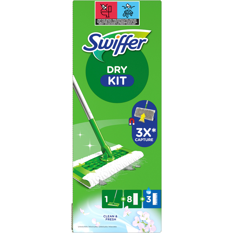 Swiffer Bodenreinigungs-Starterkit, weiss/grün