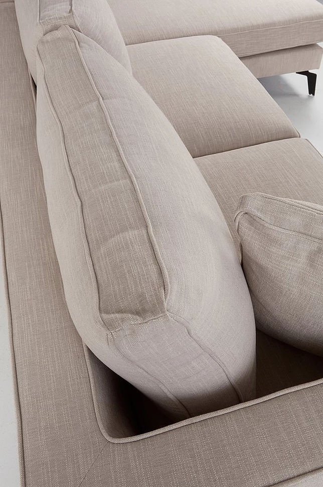 VILLACH sofa 3-seters sjeselong høyre