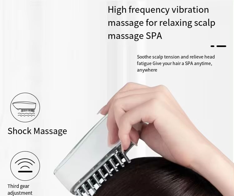Beautyronics - USB oplaadbare lichttherapie hoofd- en hoofdhuidmassager