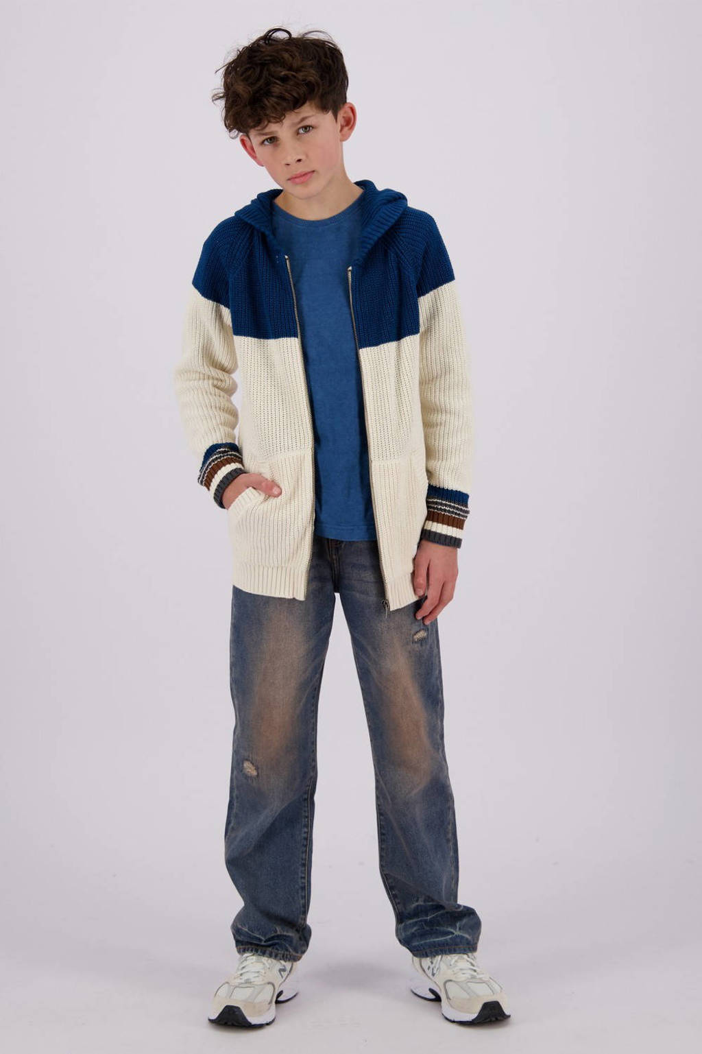 Vingino loose fit jeans Gino tinted mid blue