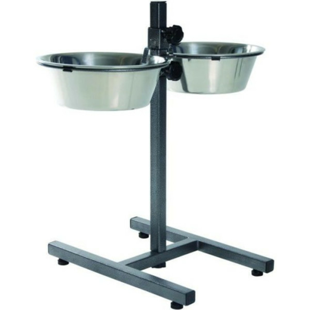Support réglable de bol pour chiens 5,6 l 24 cm