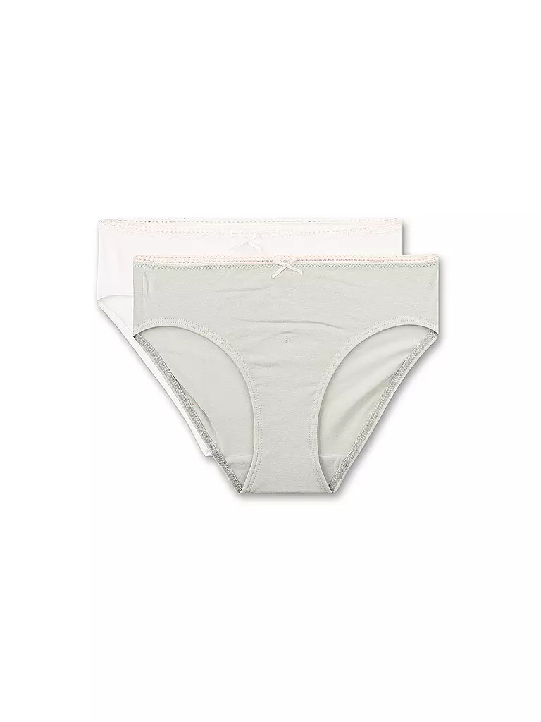 SANETTA Mädchen Slip 2er Pkg. blue smoke  hellgrün