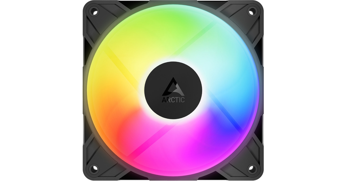 ARCTICP12 Pro Reverse A-RGB case fan  (Zwart, 120 x 120 x 27 mm, PWM)