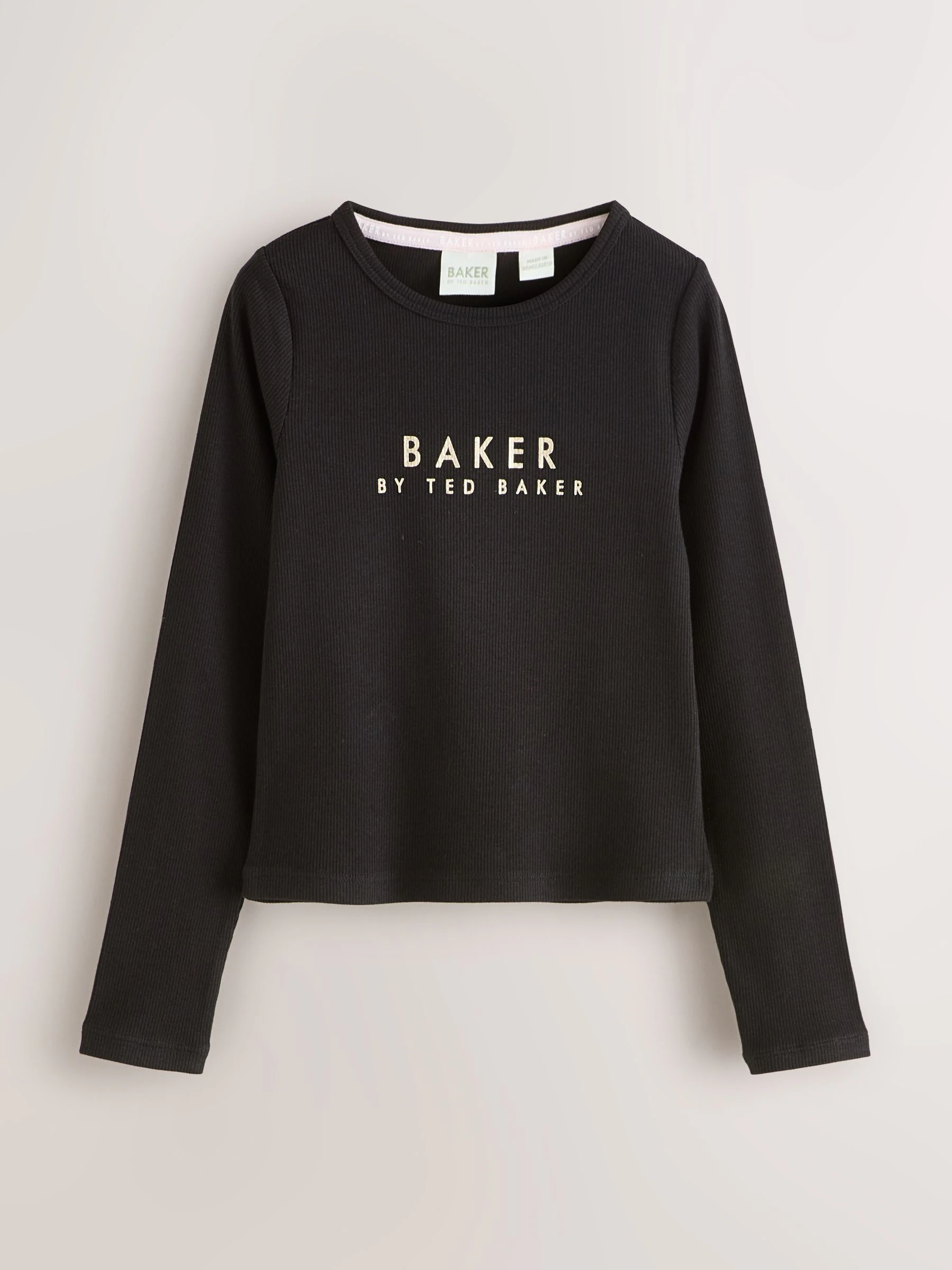 Baker by Ted Baker 3 Pack Ribbed Long Sleeve Tops