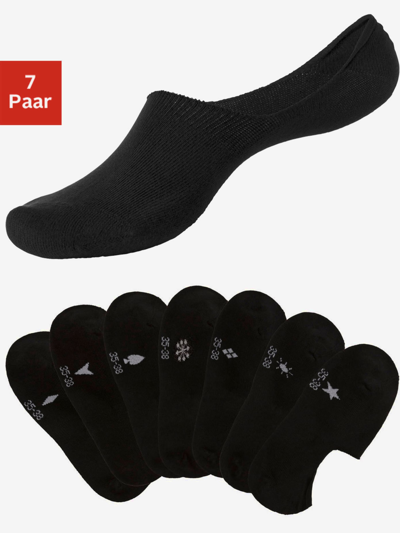Lot de 7 paires de socquettes