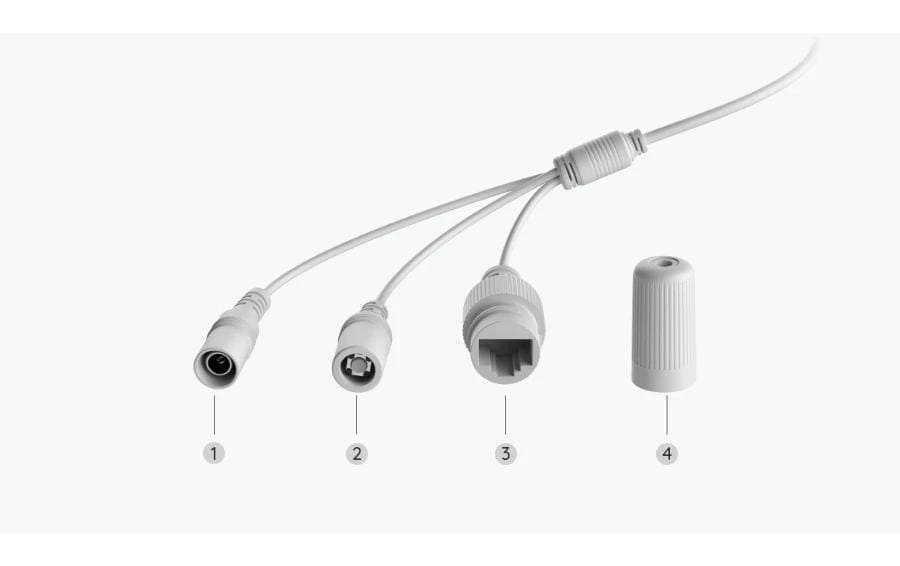 Netzwerkkamera P324 2K+5MP PoE IP-Kamera mit Personen- & Autoerkennung