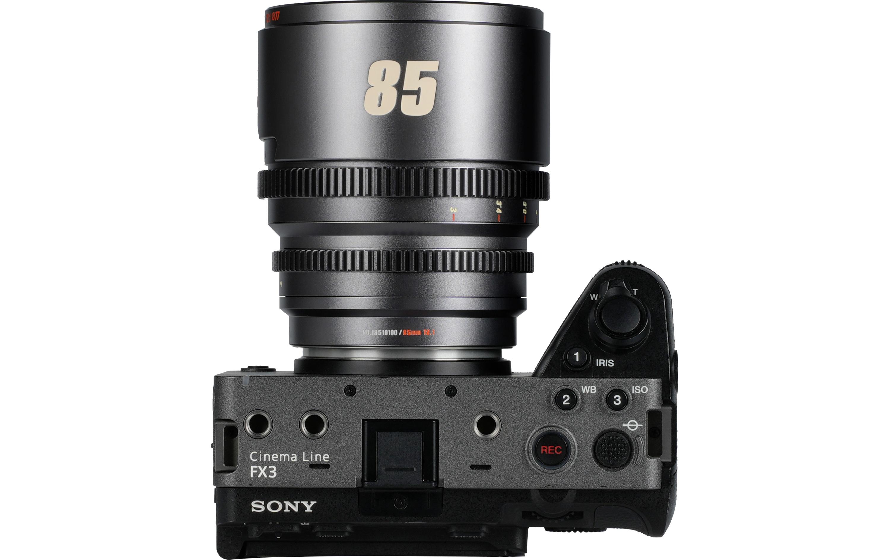 Festbrennweite 85mm T/2.1 – Sony E-Mount<br>Kompaktes, leichtes Objektiv für Kameras mit Super35-Sensoren