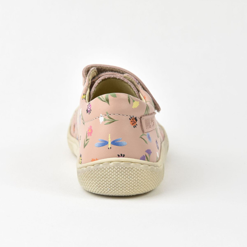 Naturino Naturino Barefoot Bira Velcros Print Countryside Cipria