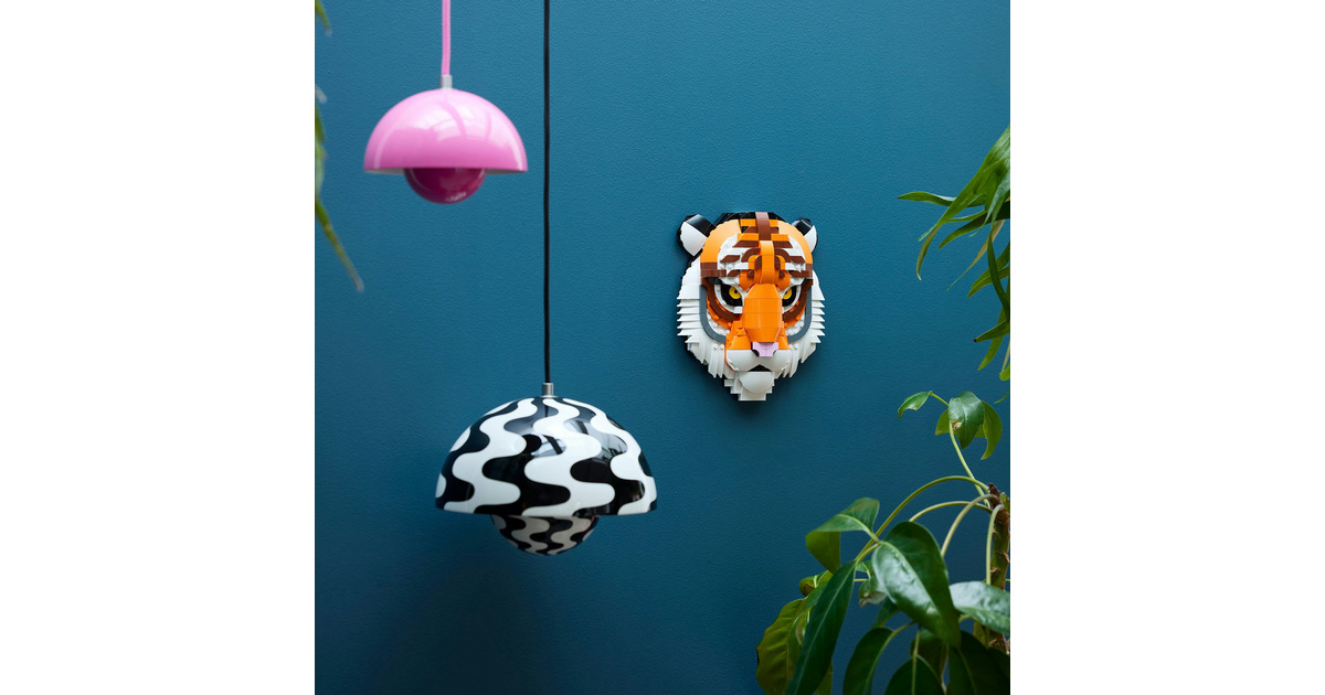 LEGOArt - De Faunacollectie – Tijger Constructiespeelgoed  (31217)