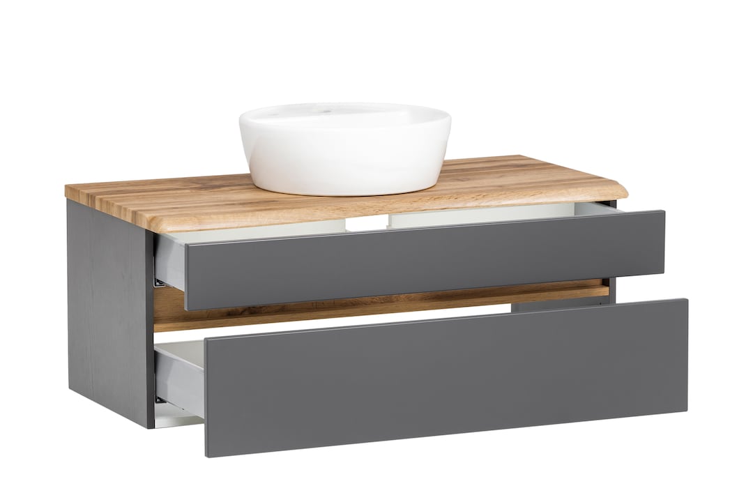 Waschtisch BRÜGGE grau 101cm