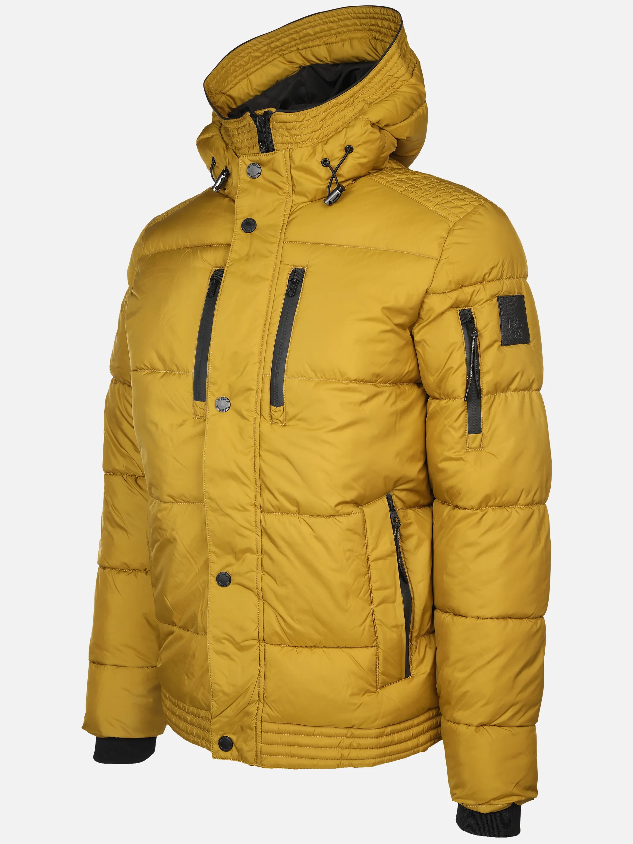 Herren Steppjacke mit Kapuze