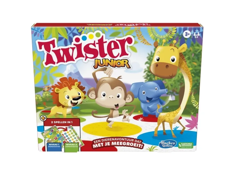 [OUTLET] - Hasbro Gaming Twister Junior, Twister spil, 3 År, 15 min.