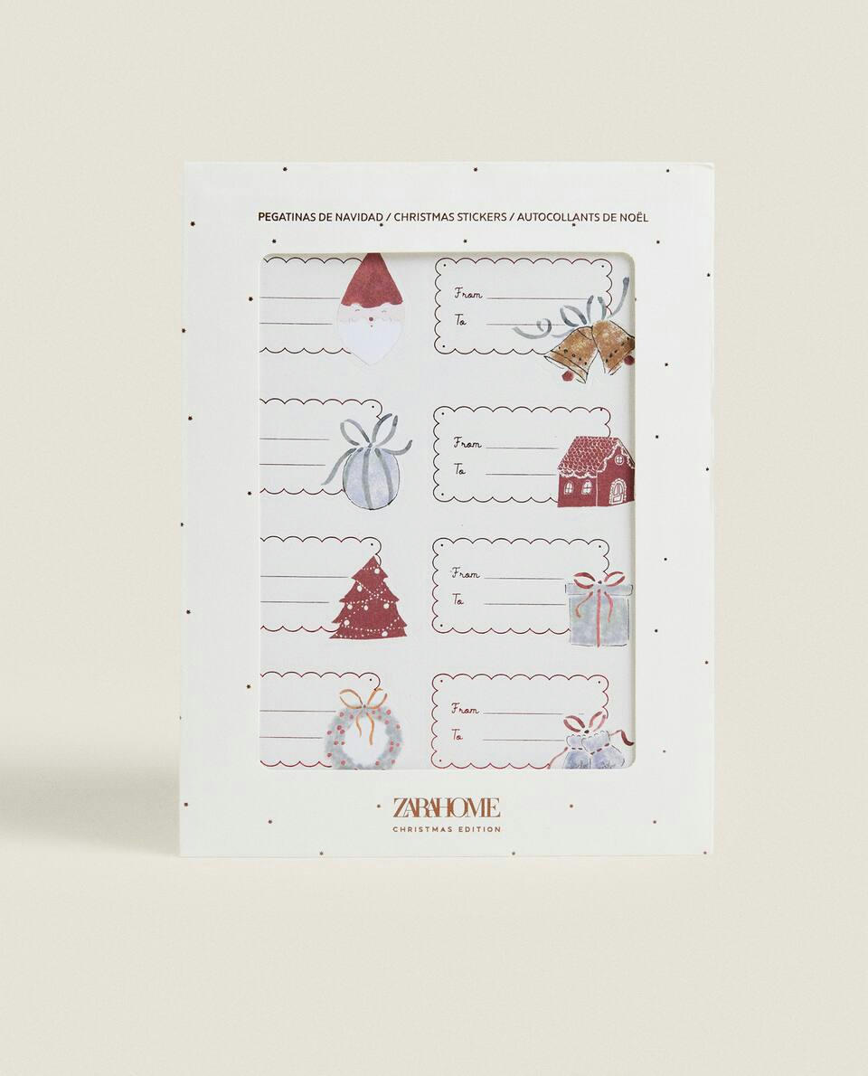 Pacote com etiquetas para presentes de Natal infantis (pacote com 24)