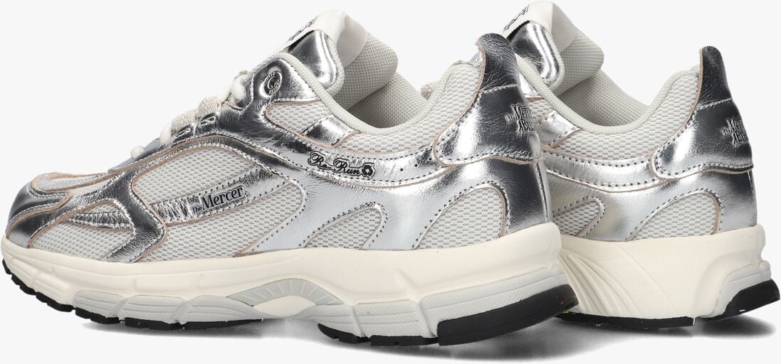 zilveren mercer amsterdam lage sneakers the re-run pineapple 2.0