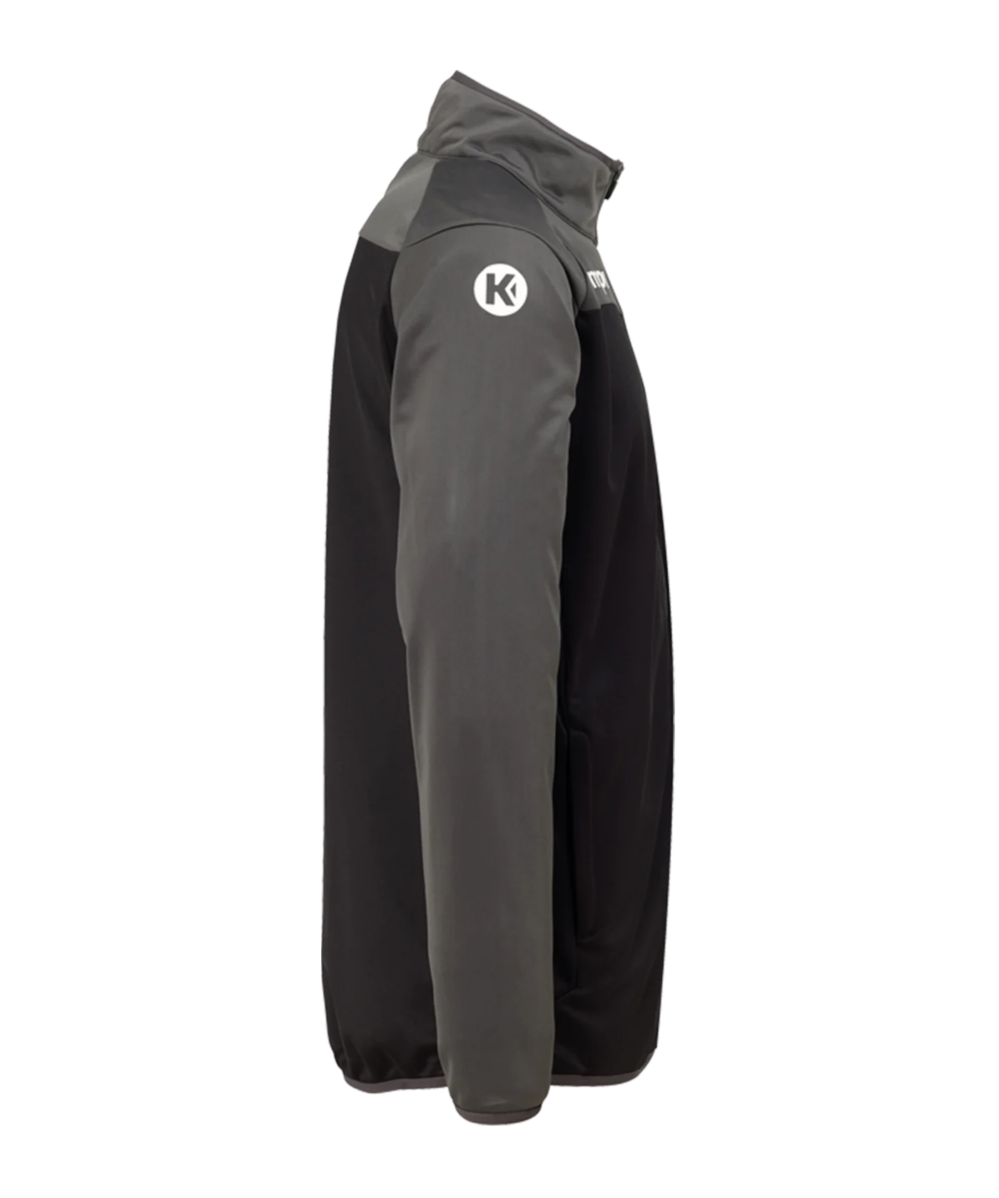 Kempa Prime Polyesterjacke Schwarz Grau F01