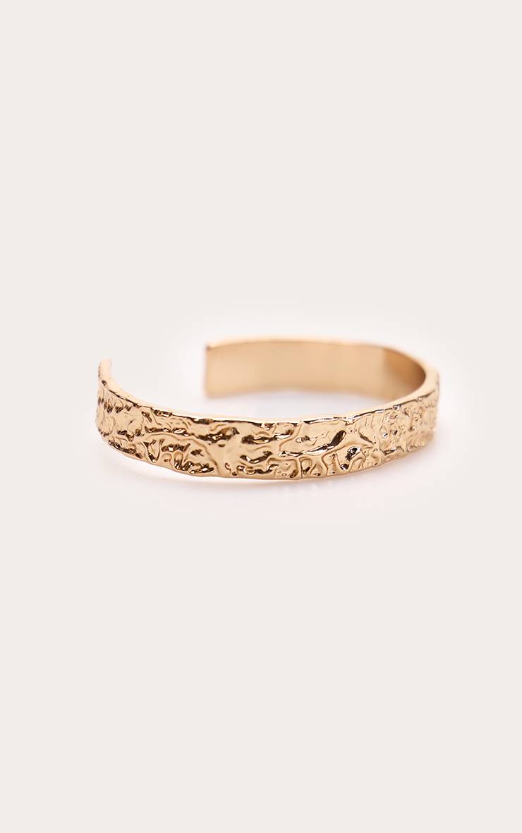 Doré Bracelet Manchette Effet Fondu