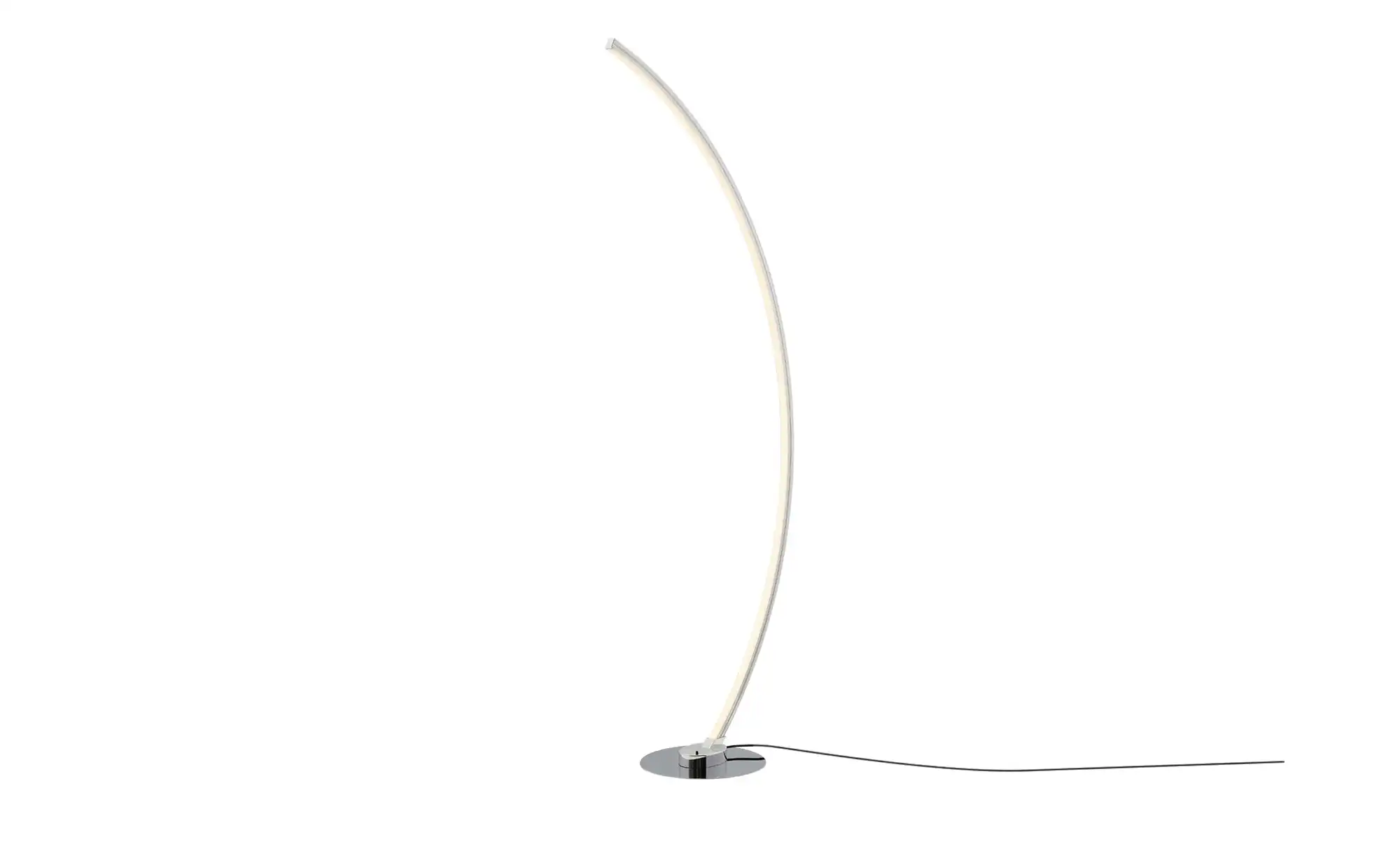 KHG LED-Stehleuchte, chrom mit Farbwechsler