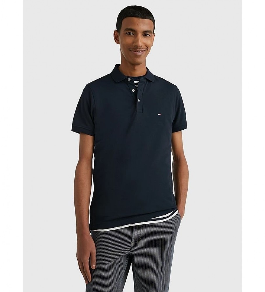 Camisa polo Tommy Hilfiger Core 1985 slim merino