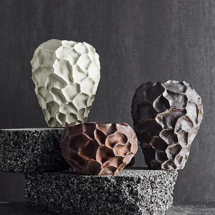 Muubs - Soil Vase, H 21,5 Ø 18 cm, rust