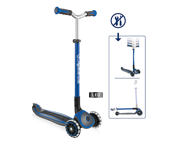 GLOBBER Roller »Master Lights«, blau