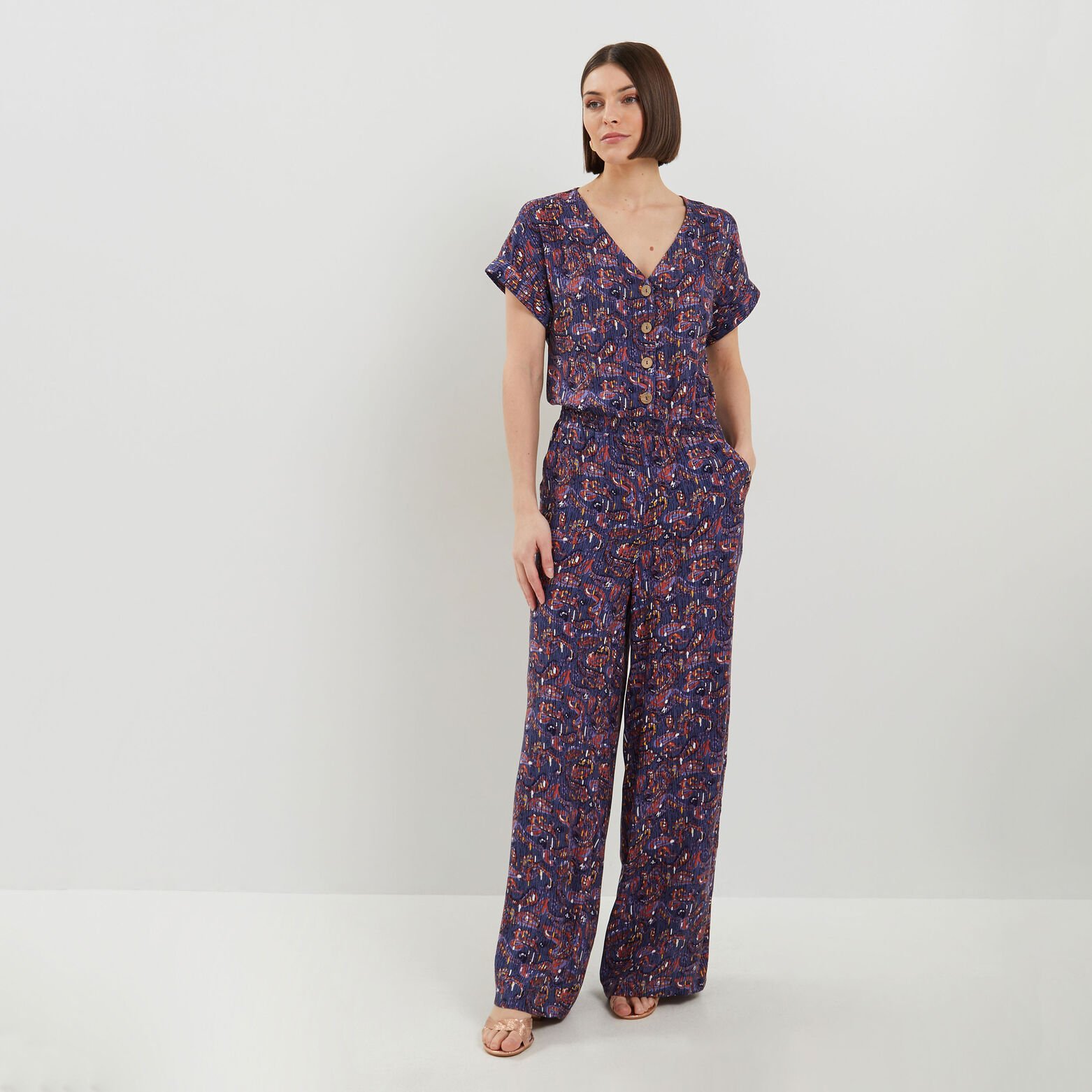 Combinaison imprimée femme