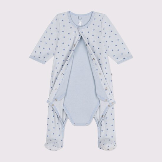 Bodypyjama imprimé en velours   Beach        Naissance   de               Petit Bateau